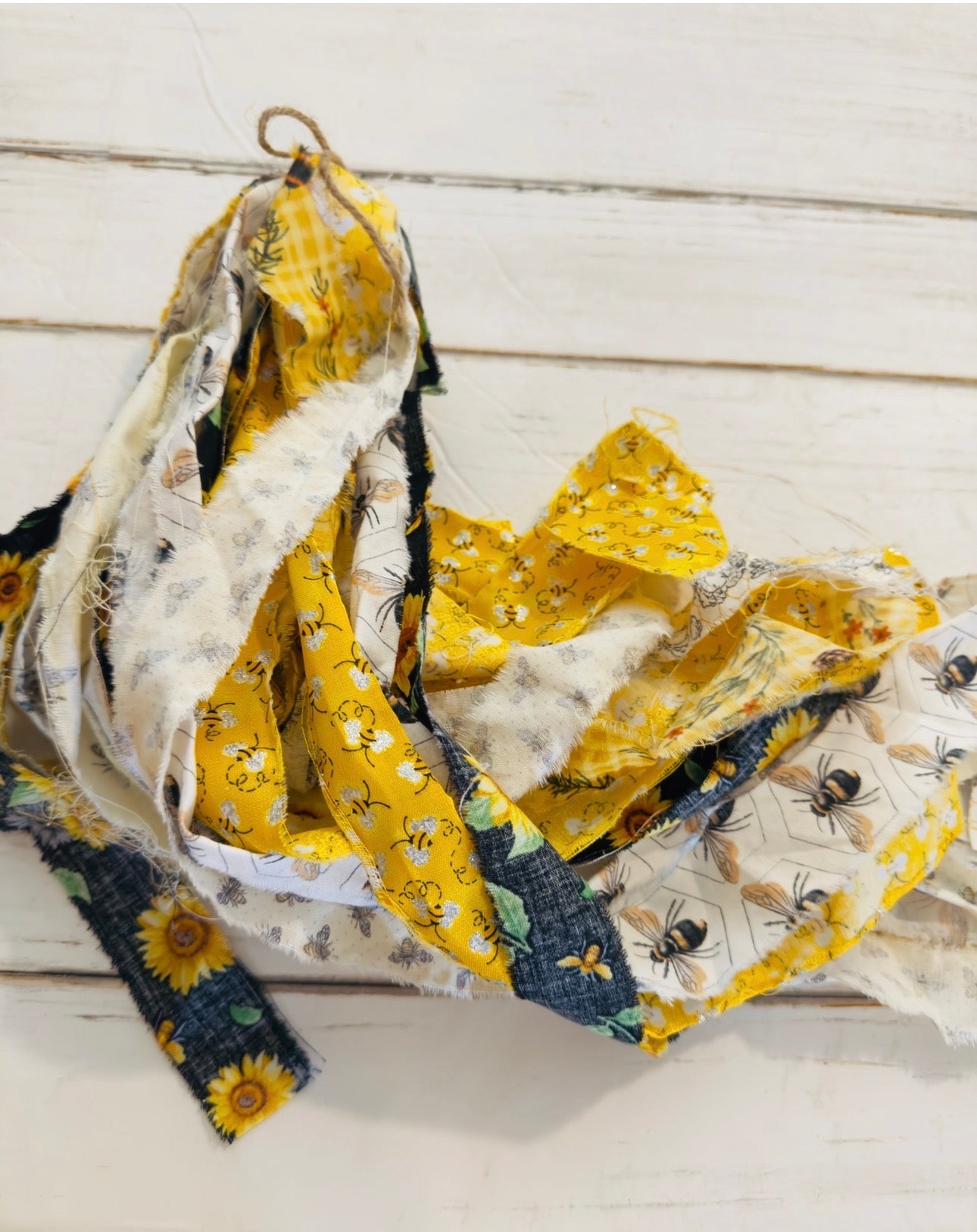 Bee fabric strips