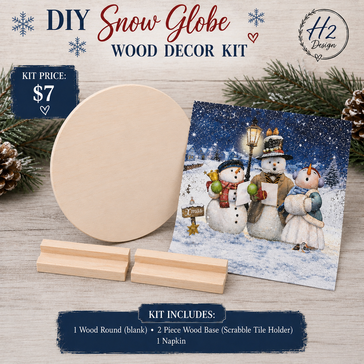 Snow globe craft kit
