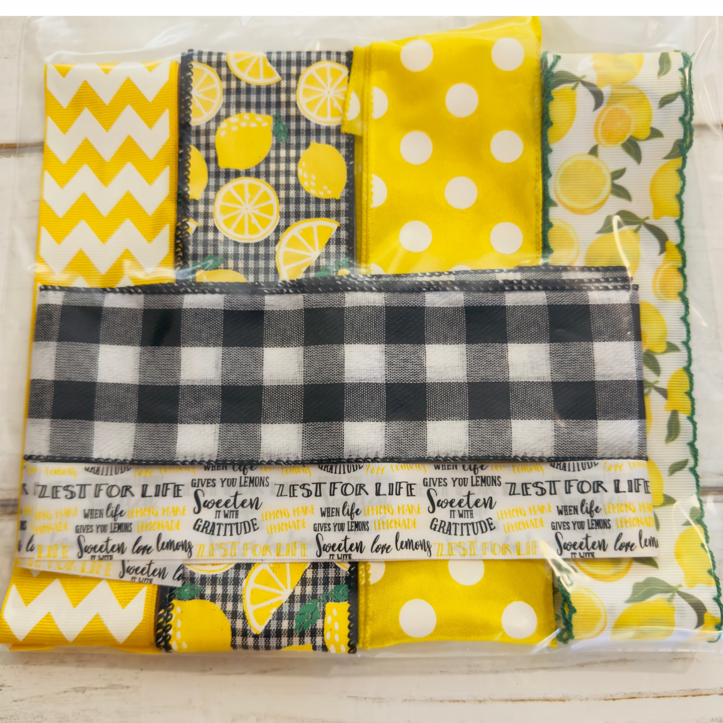 Lemon ribbon bundle