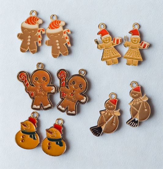 Gingerbread themed charms #2