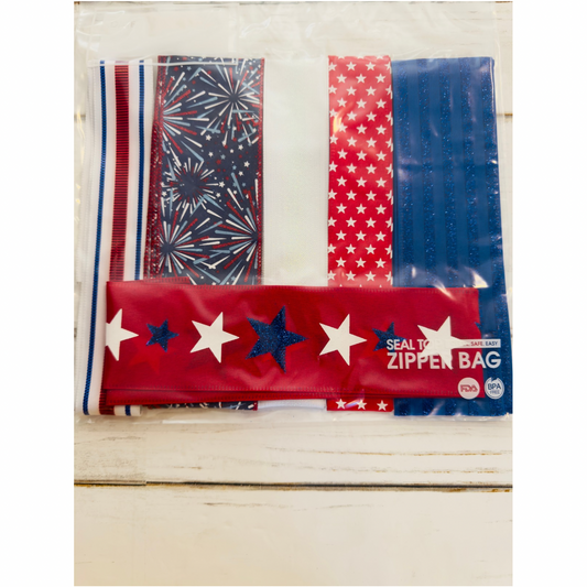 Patriotic ribbon bundle